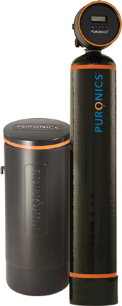 Puronics Defender iGen C softener and brine tank
